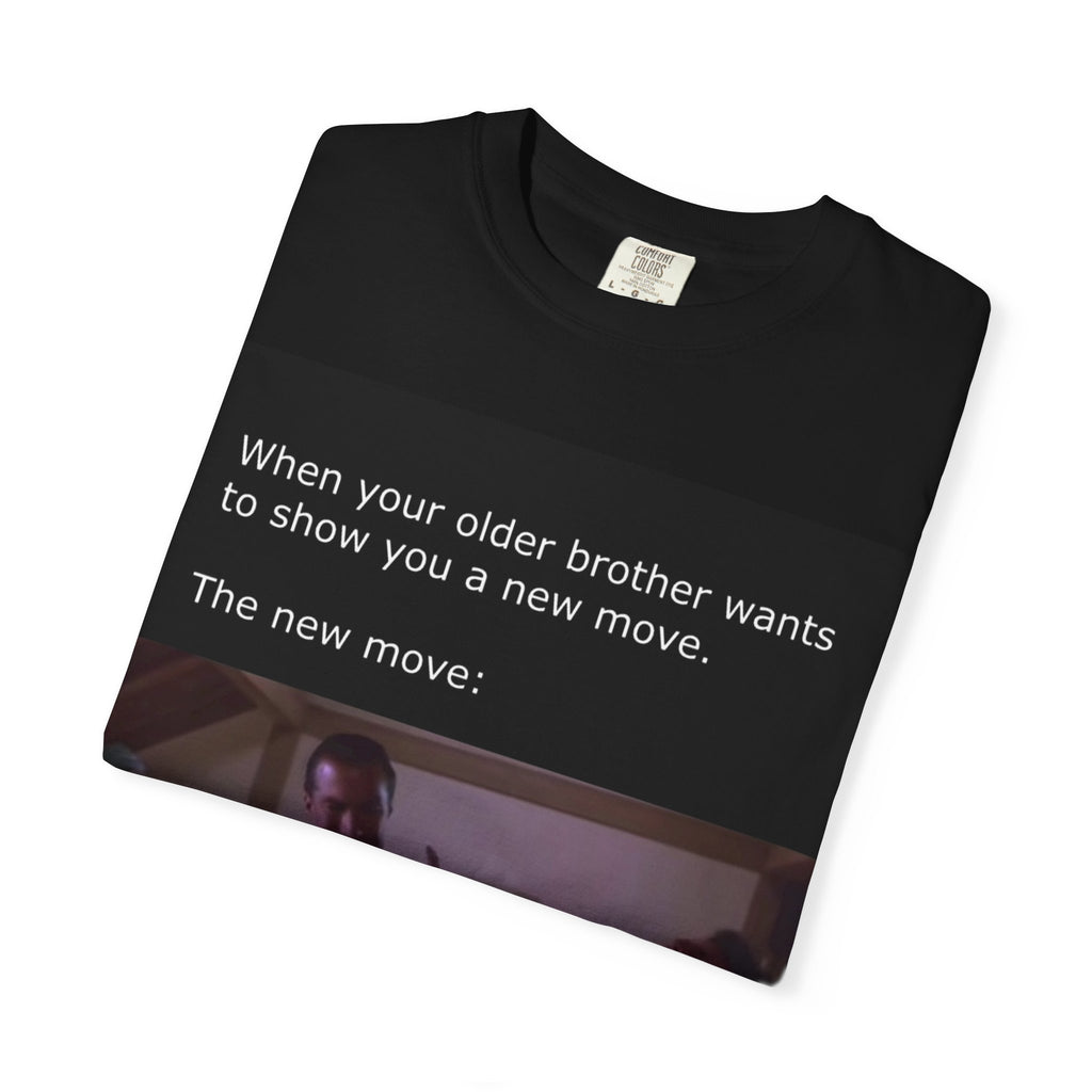 Steven Seagal Armbar T-Shirt — "Older Brother Shows a New Wrestling Move" Graphic Tee