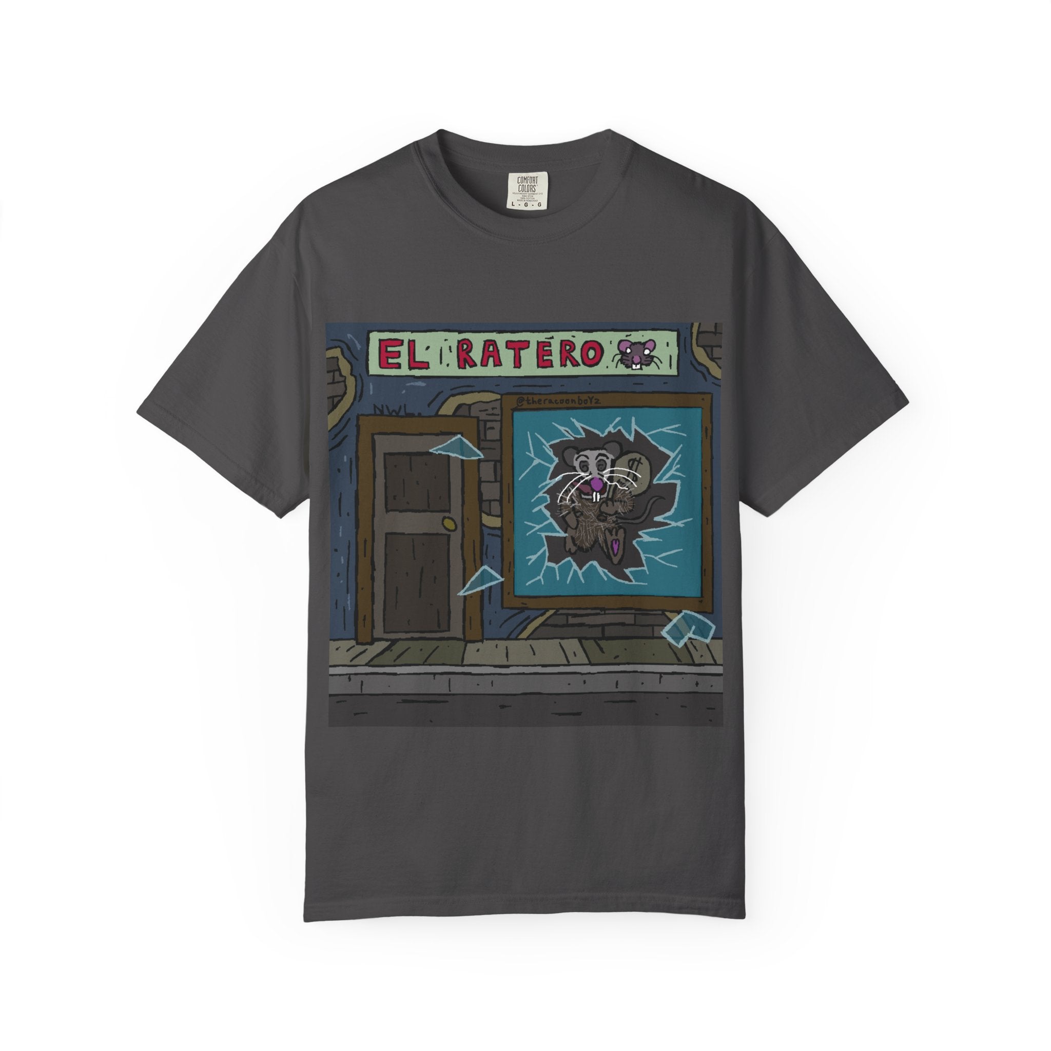 El Ratero Broken Window Street Art T-Shirt