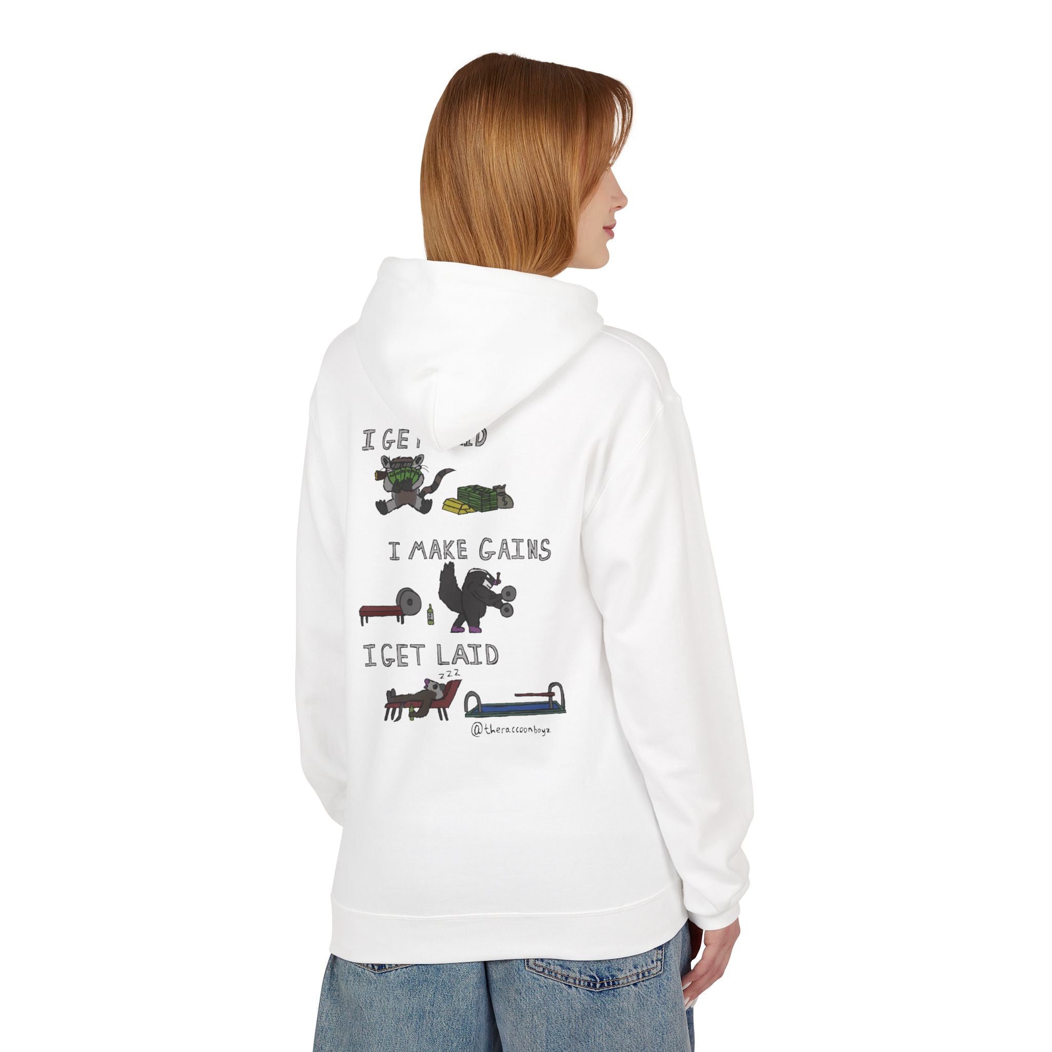 The Raccoon Boyz Hoodie — Soulful Graphic Fleece Hoodie