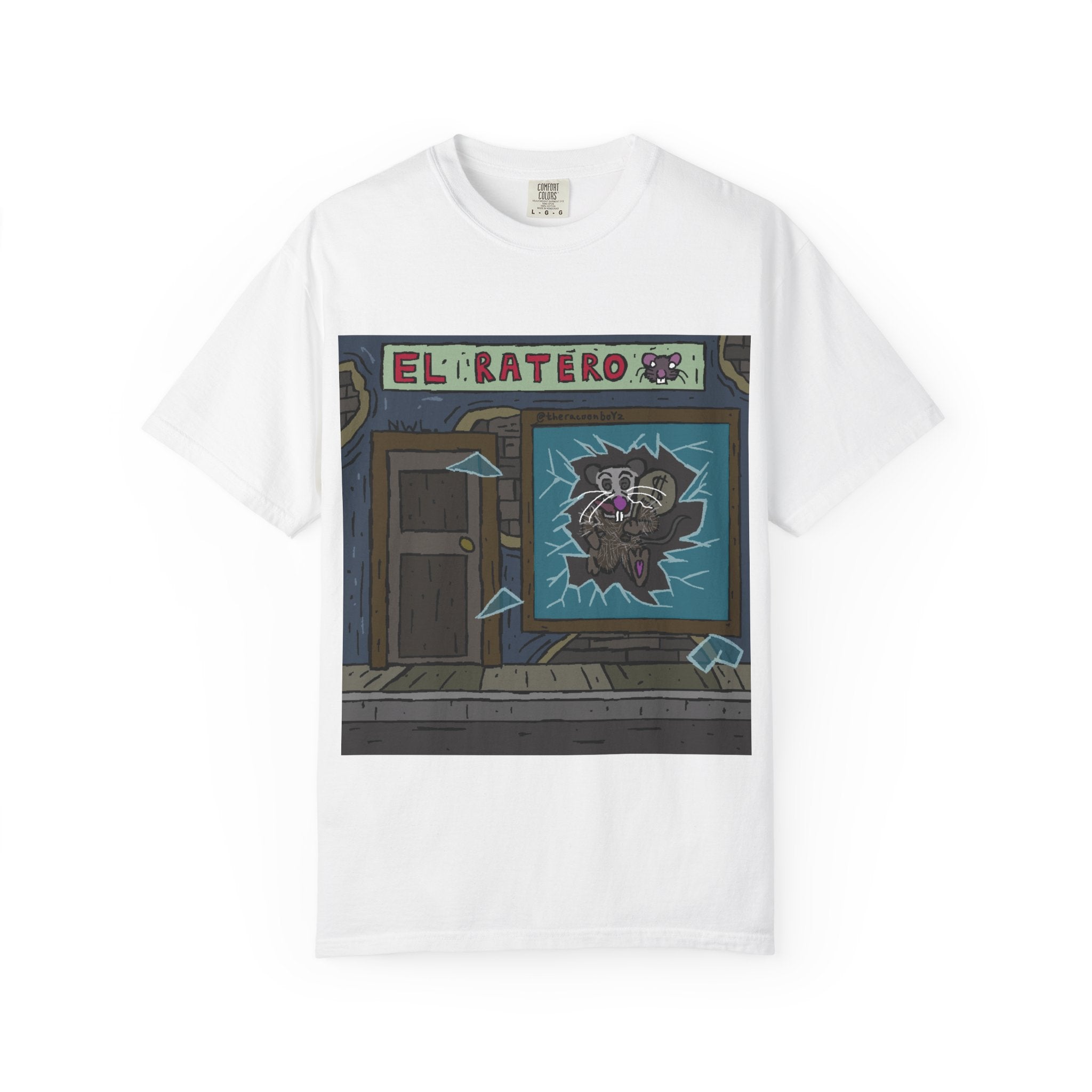 El Ratero Broken Window Street Art T-Shirt