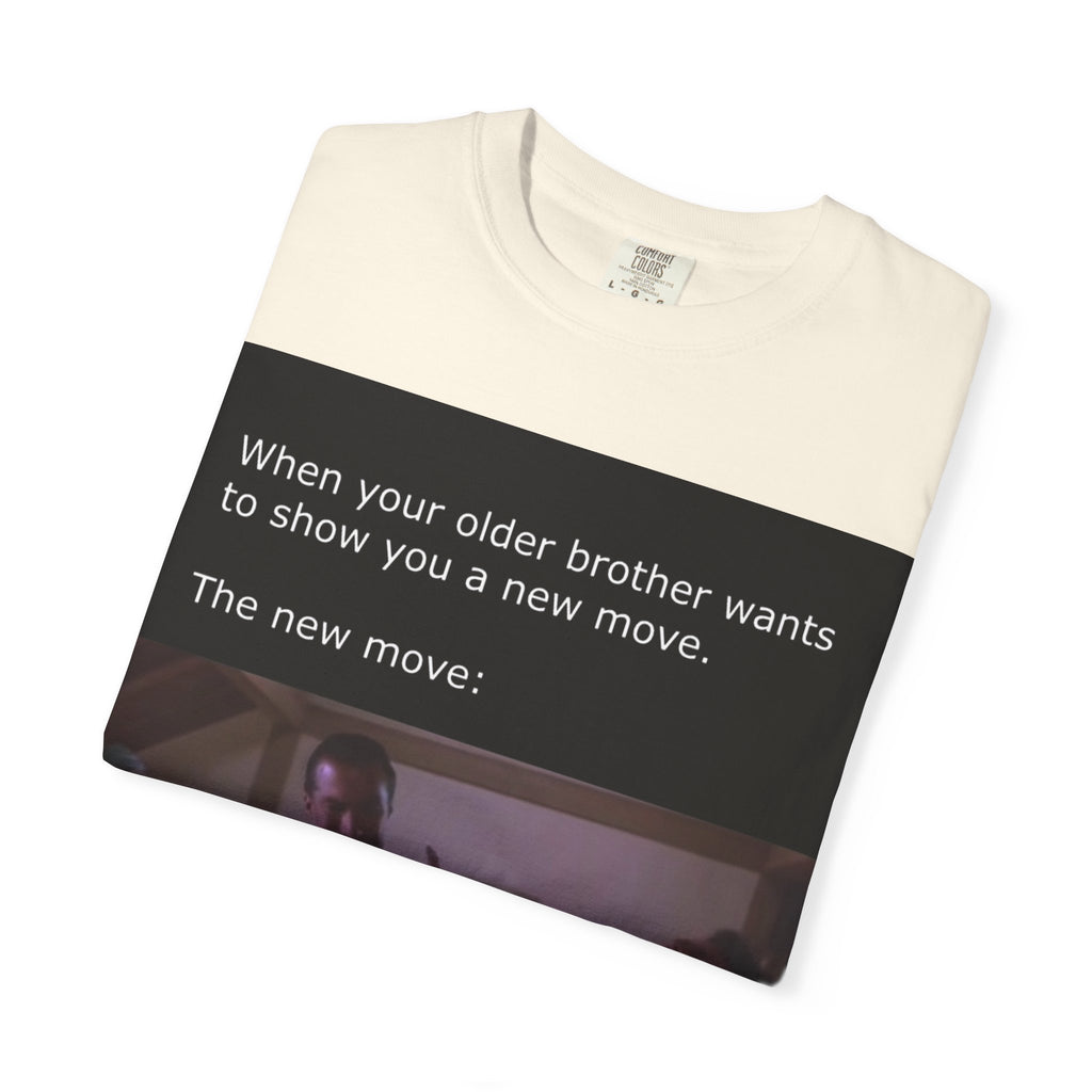 Steven Seagal Armbar T-Shirt — "Older Brother Shows a New Wrestling Move" Graphic Tee