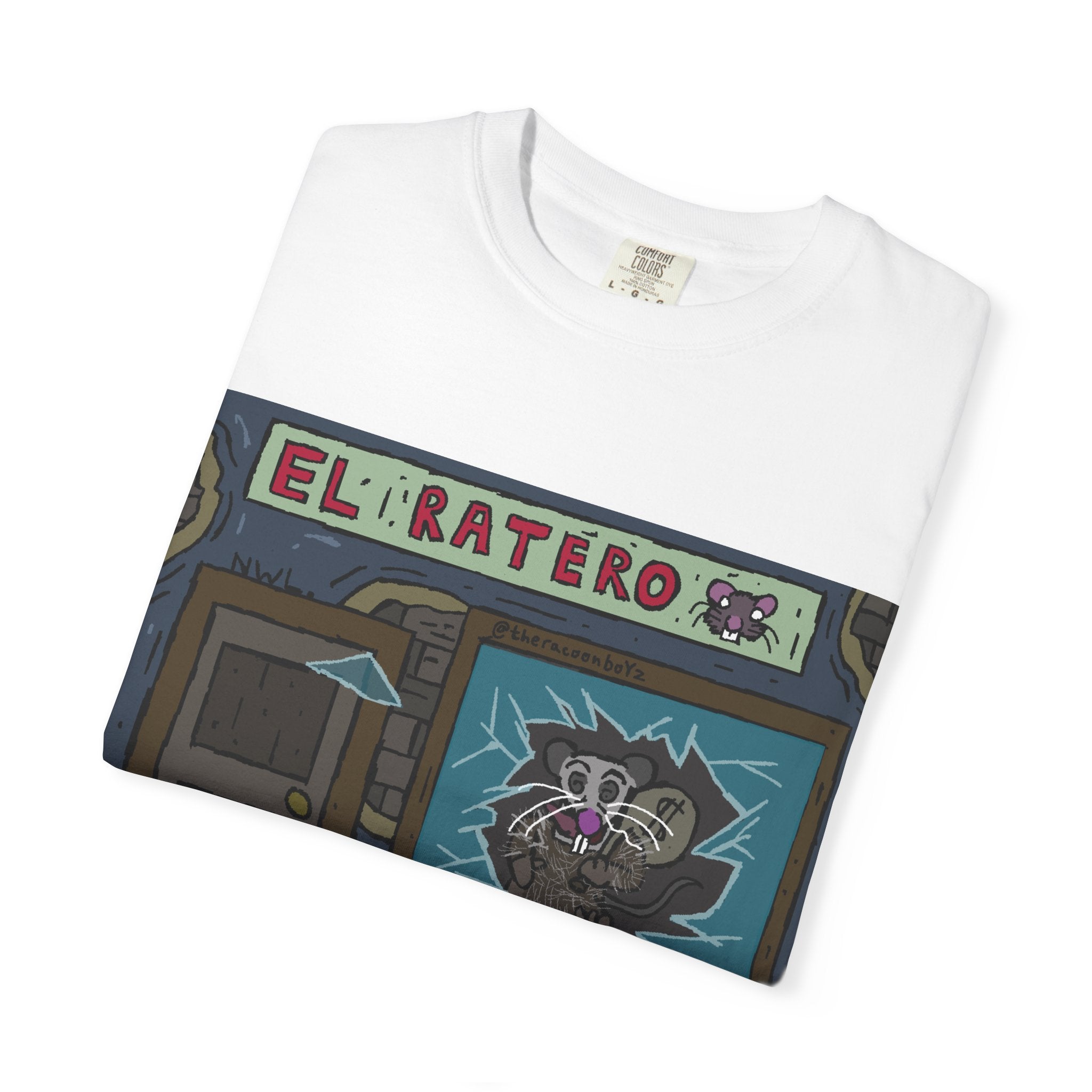 El Ratero Broken Window Street Art T-Shirt