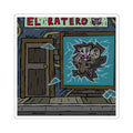 Ratero Poster Kiss-Cut Sticker — Retro Street Art Rat Character Sticker