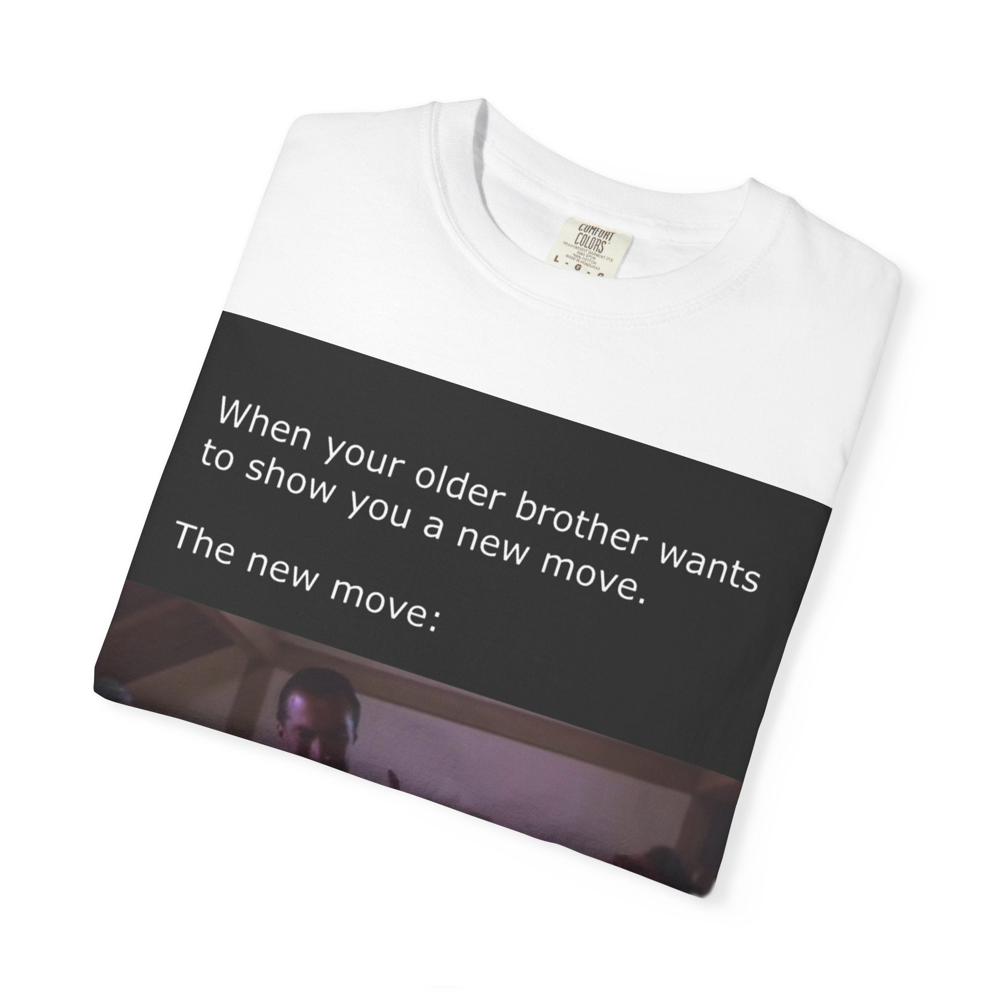 Steven Seagal Armbar T-Shirt — "Older Brother Shows a New Wrestling Move" Graphic Tee